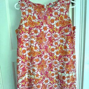 Vintage Lilly Pink/orange yellow sheath